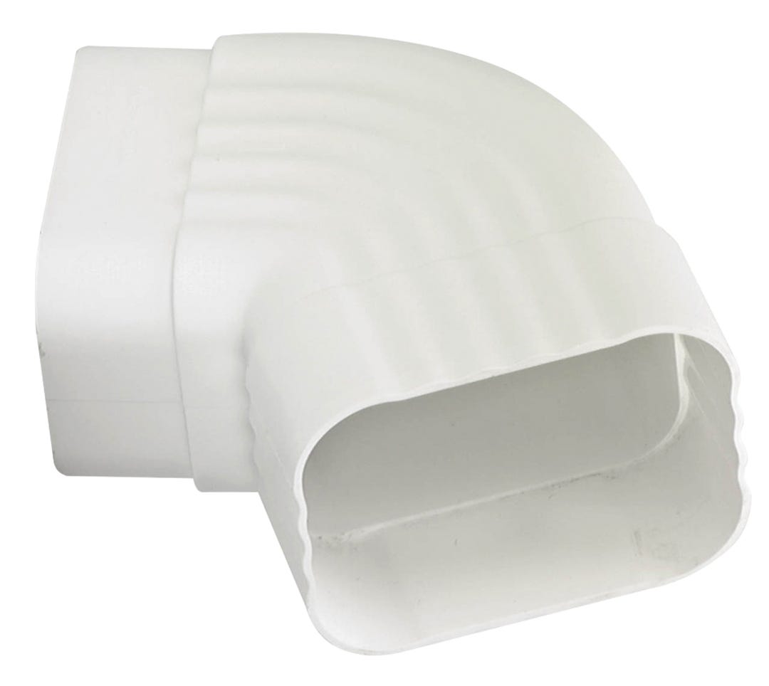 B'' elbow for vinyl gutter"