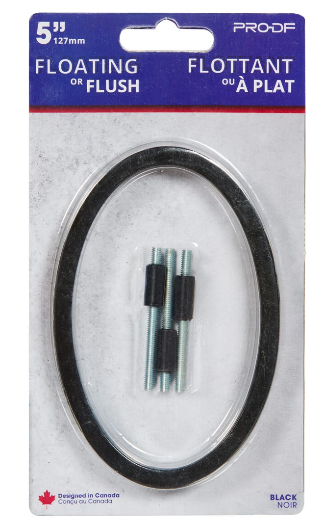 Floating House Number #0, 5 in, Black