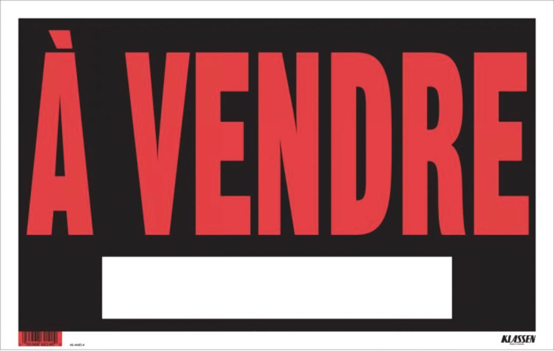 Mini Jumbo For Sale Sign, 12 in x 19 in