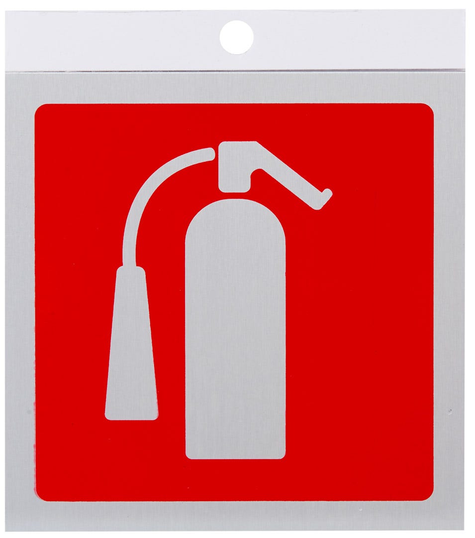 Aluminum Label Fire Extinguishers, 3.5 in