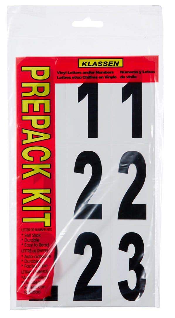 Black and White Number Set, 2 in