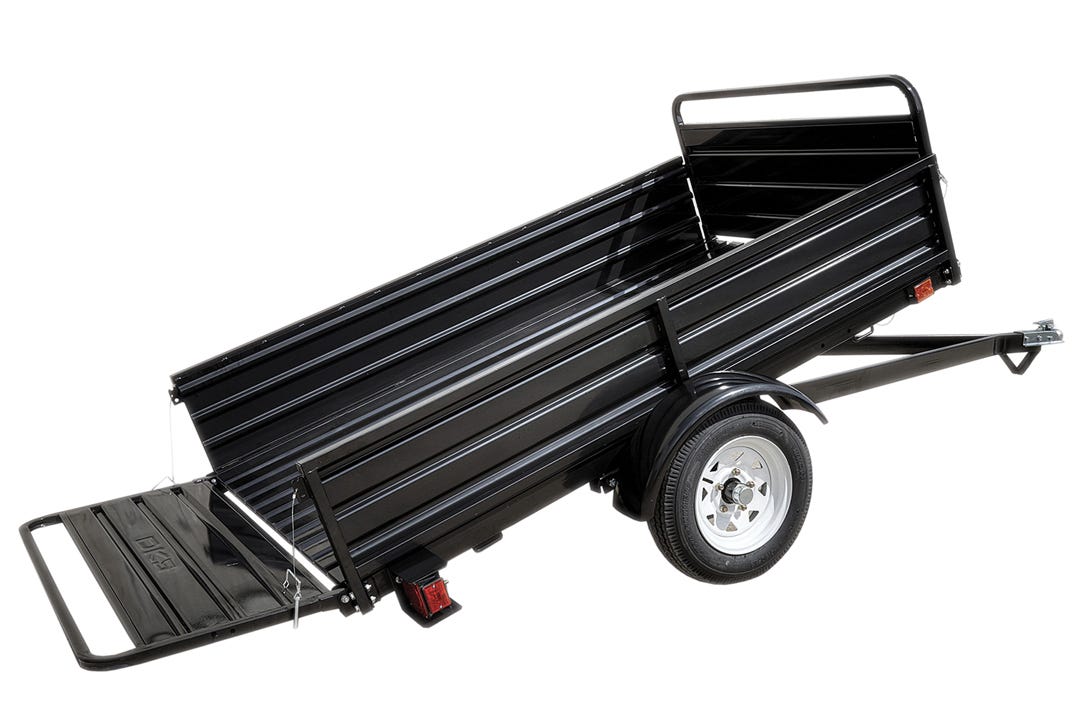 Multi-Utility Trailer, 4.5 ft. x 7.5 ft., Black