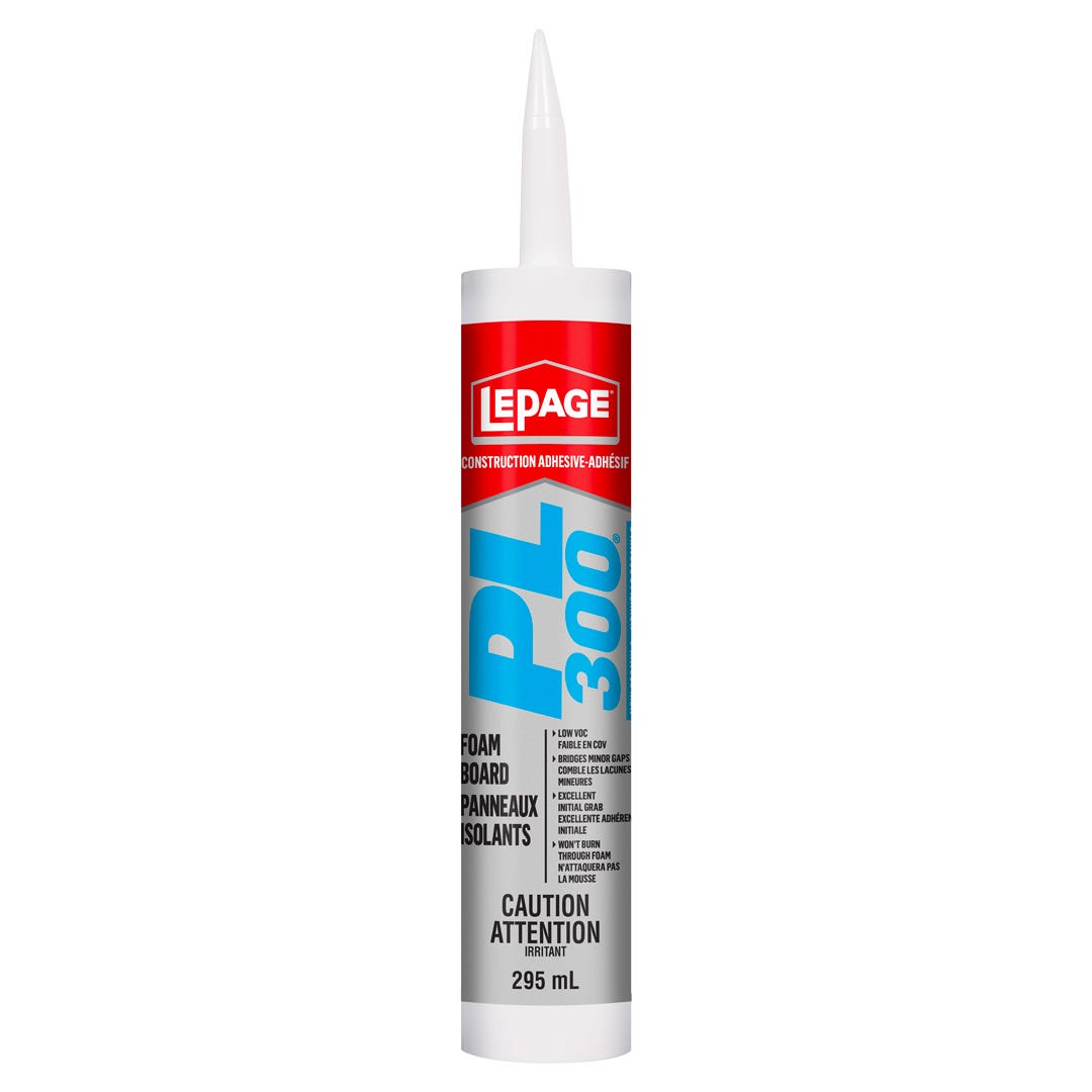 Pl300, Foam Board Construction Adhesive, 295ml