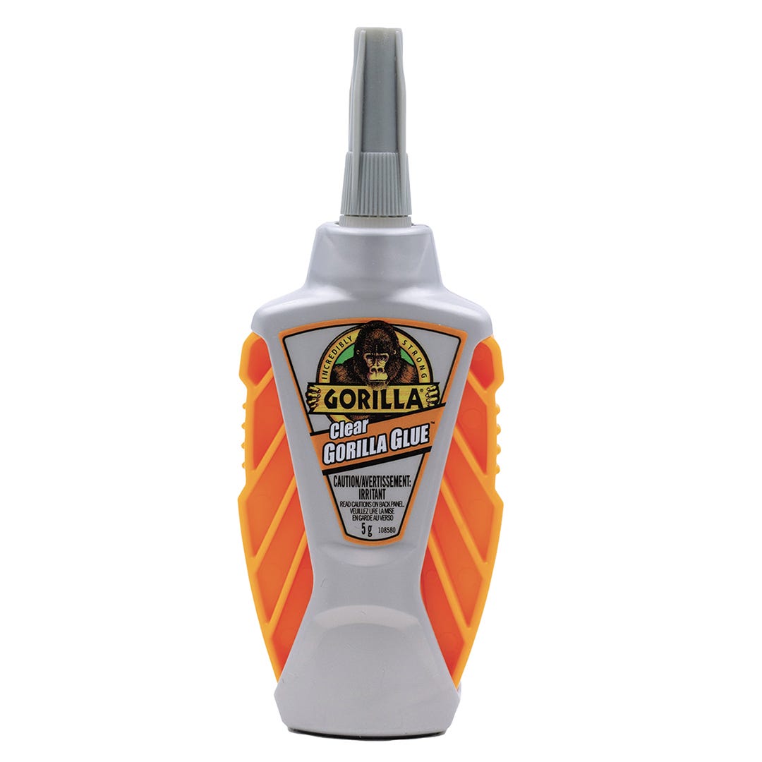GORILLA Glue Tube, Micro Precise, Clear, 5g