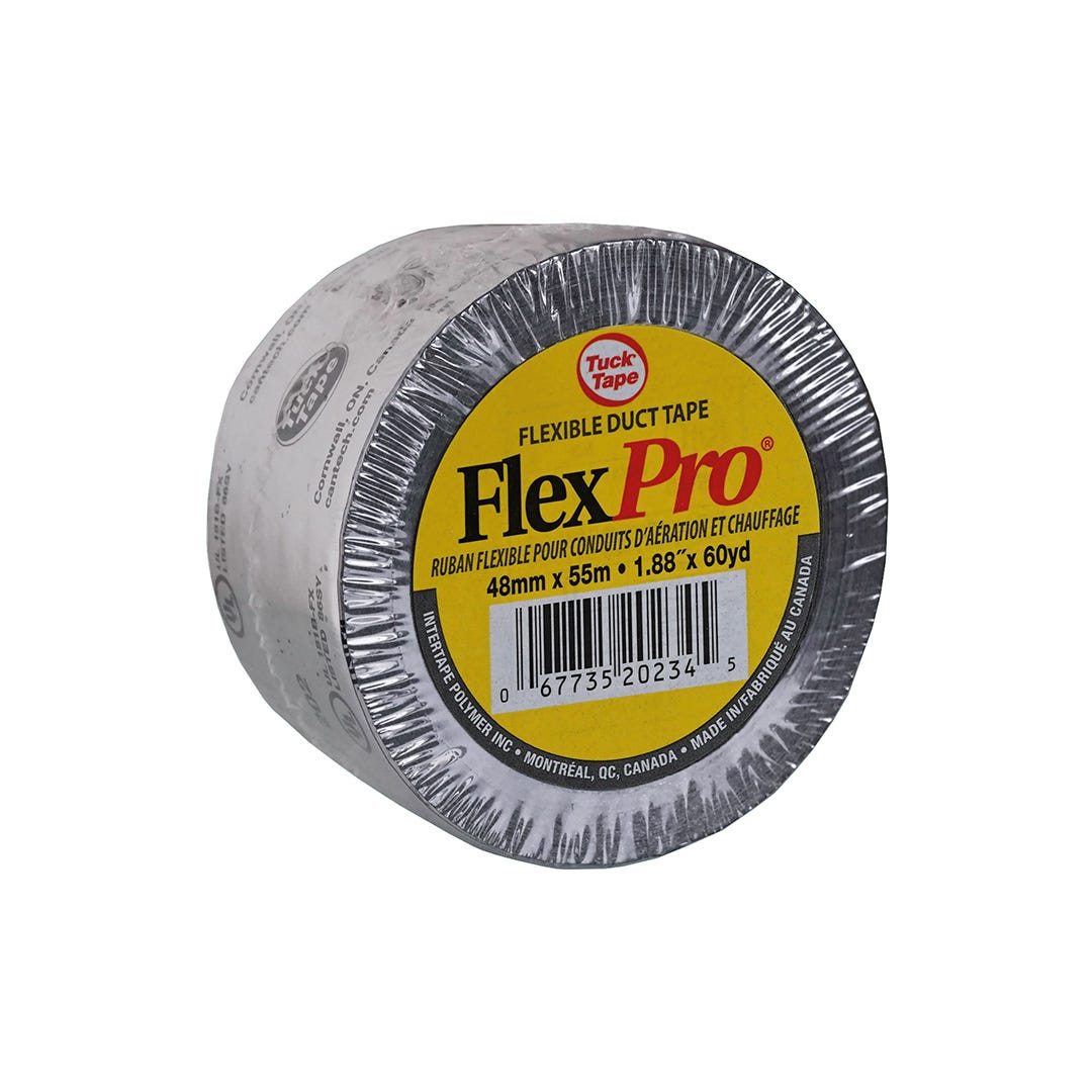 FLEXPRO Flexible Tape for Ventilation and Heating Duct, 48 mm X 55 m