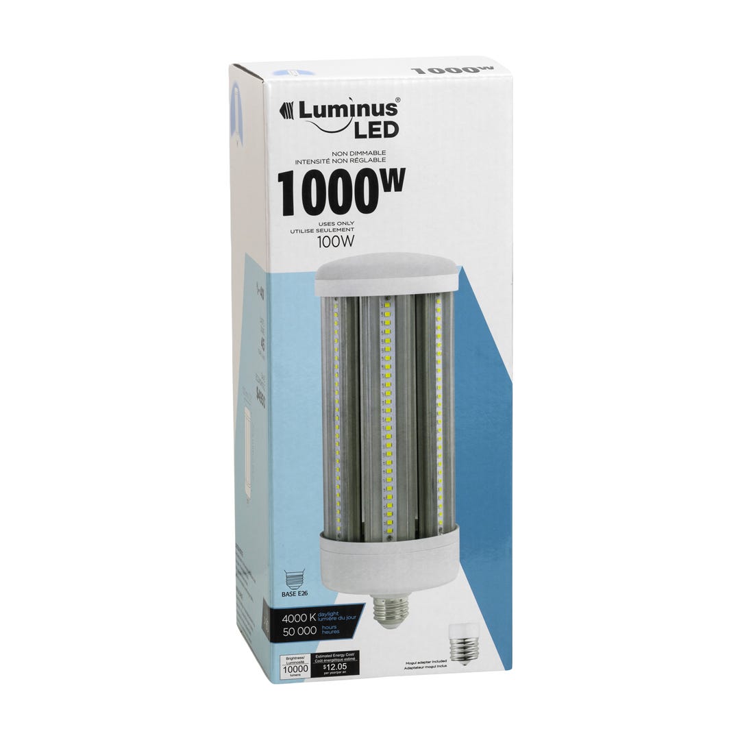 Light Bulb LED, 100w, High Power, 4000k, 1/Pack