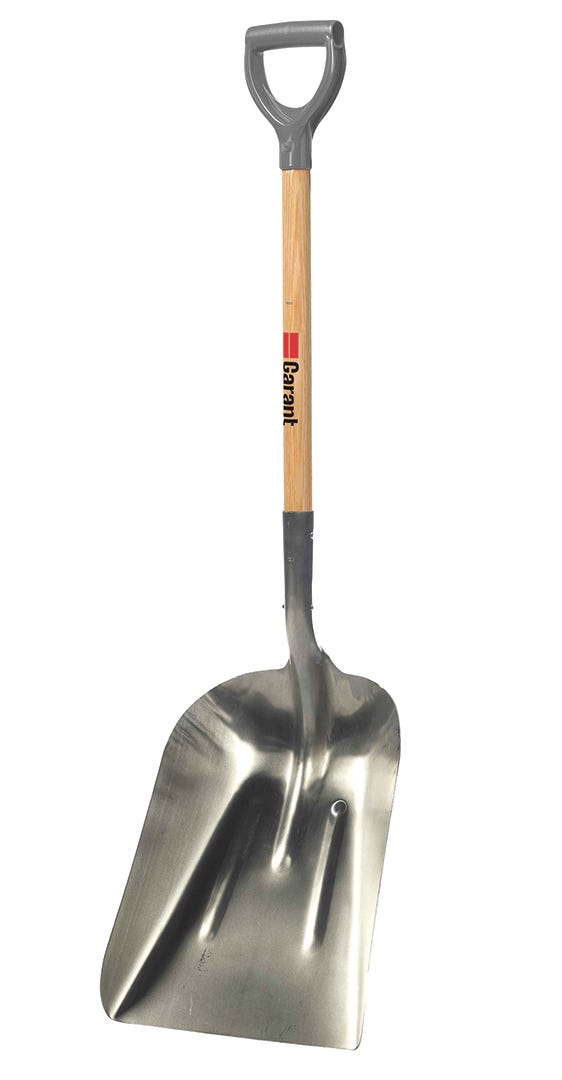 Grain Shovel, Aluminum, 13 in.