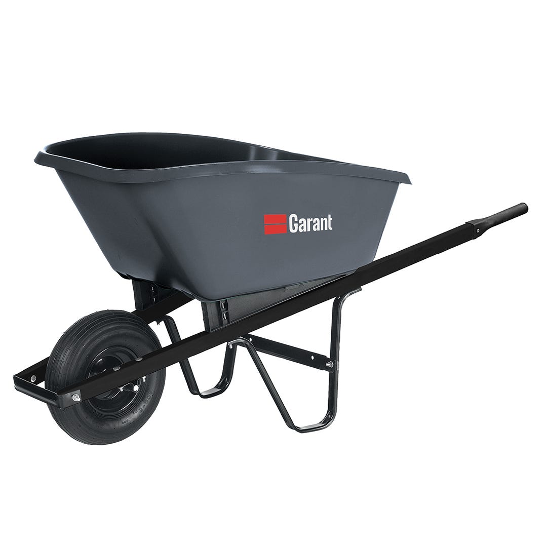 GARANT Poly Wheelbarrow, 5 cu. ft.