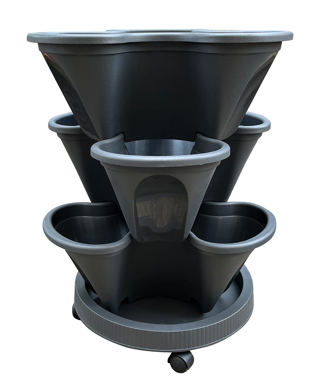 Planter with wheel, 3 Bins