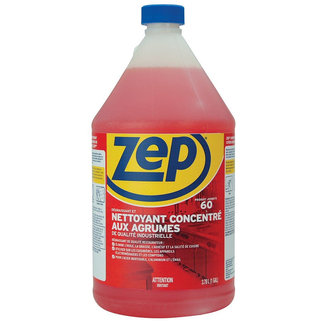 ZEP Industrial-Grade Citrus Degreaser and Cleaner, 1 ga