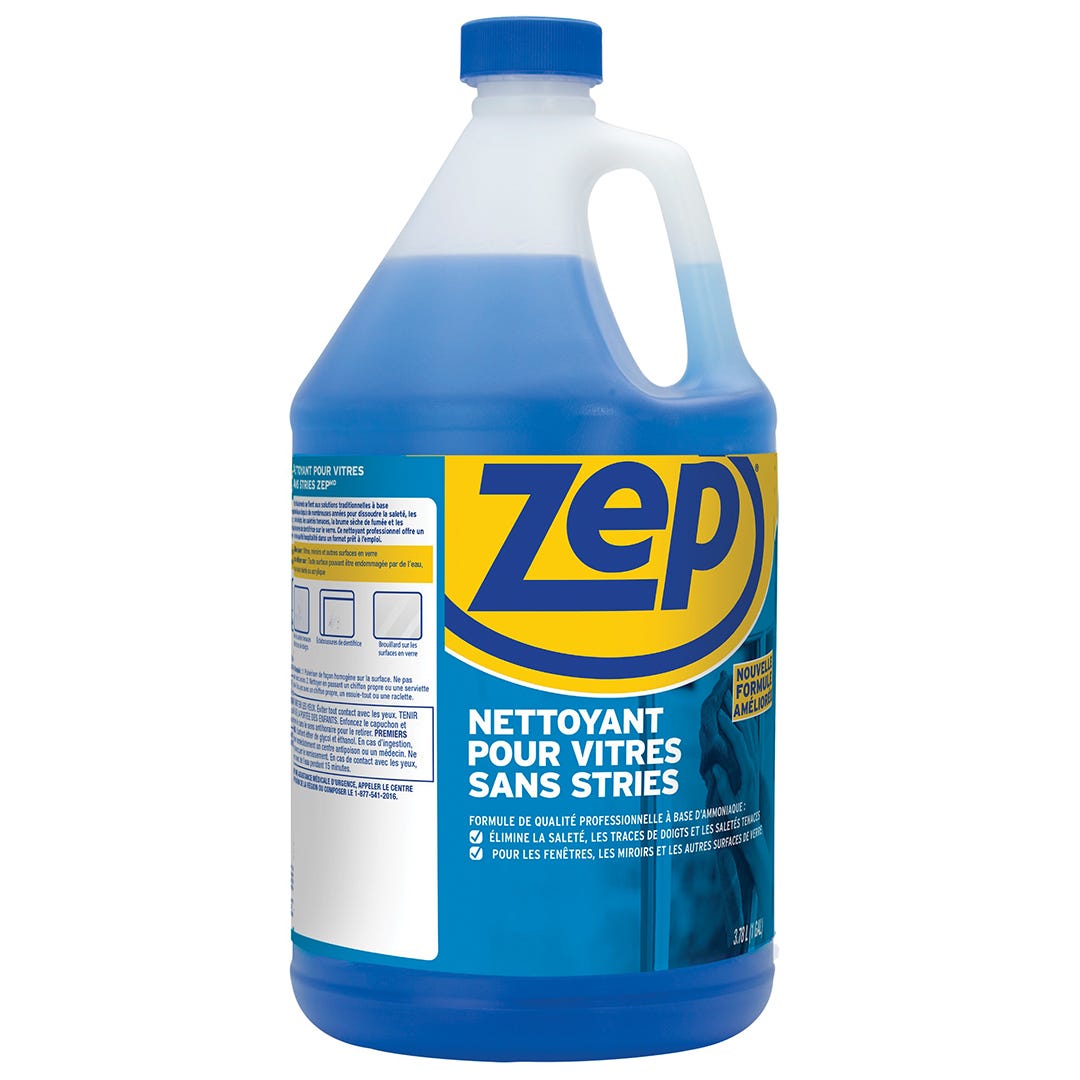 ZEP Streak-Free Window Cleaner, 1 ga