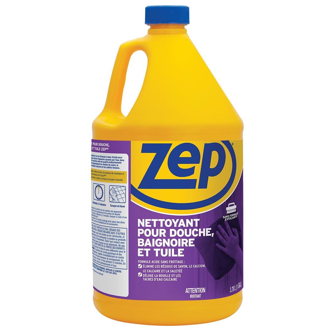 ZEP Shower, Tub, and Tile Cleaner, 1 Gallon