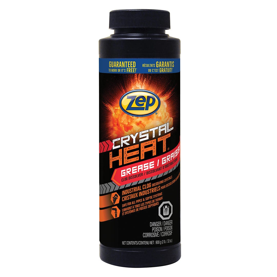 ZEP CRYSTAL HEAT Drain Opener