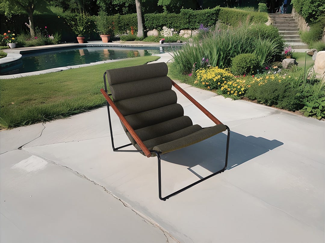 SAINT-TROPEZ Chair, Olive Green
