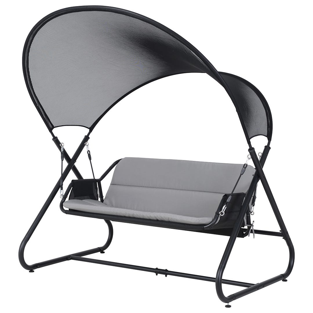 VERONA 3-Seaters Swing, Grey