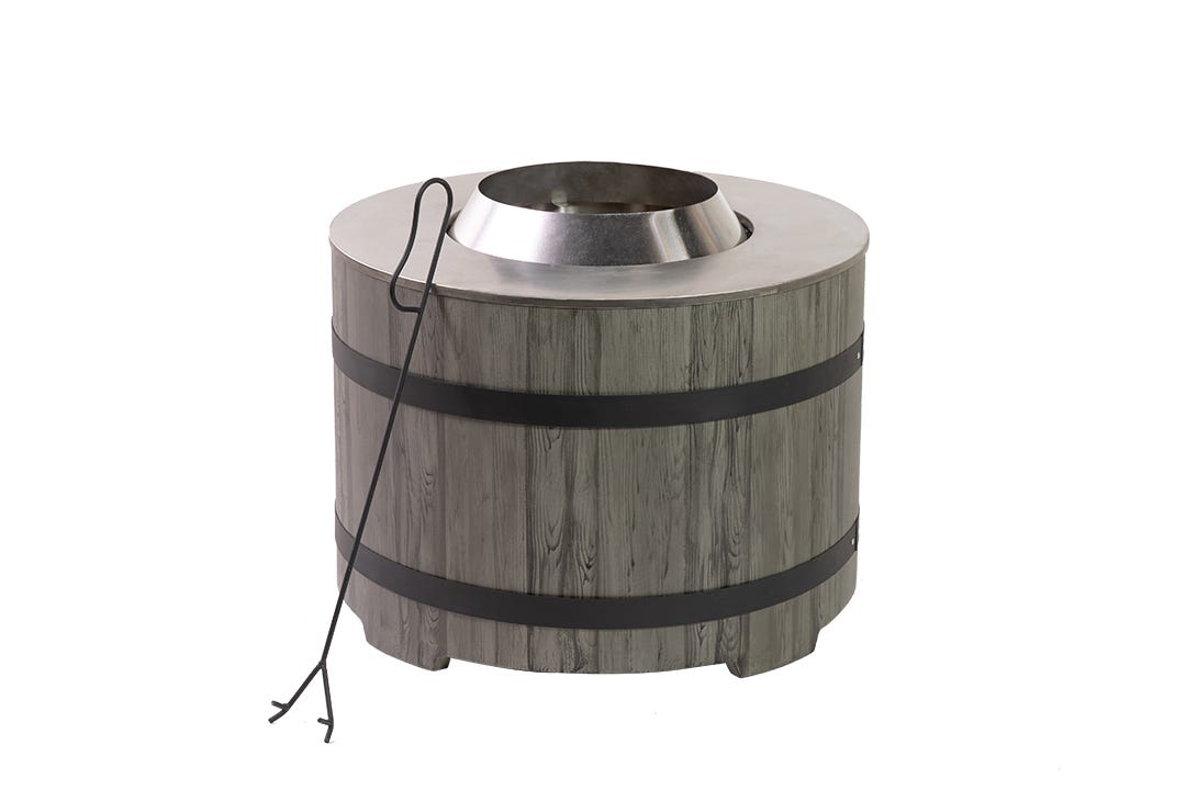 SORRENTO Smokeless Outdoor Fireplace, 20.5 in. x 20.5 in.