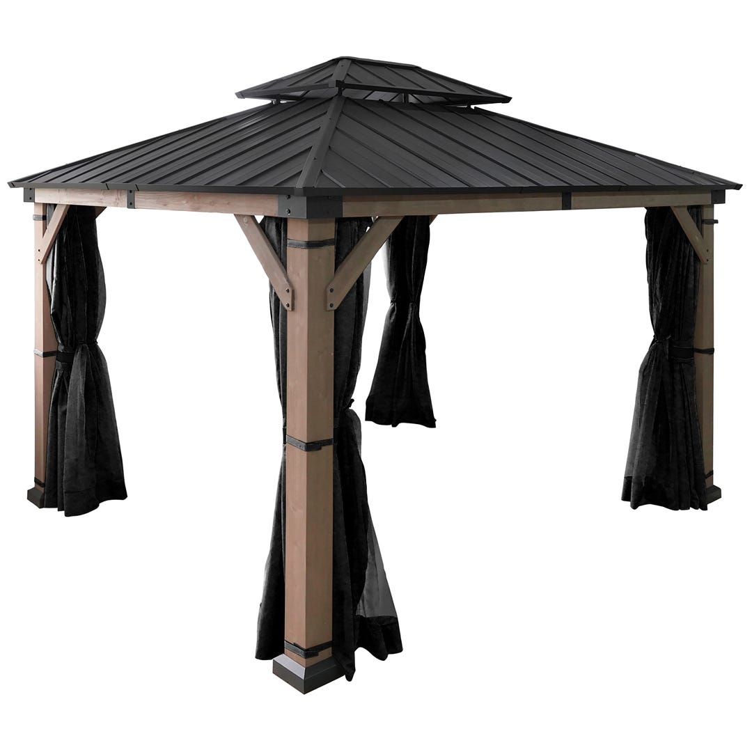 Curtains for CEDAR Gazebo, 10 ft. x 12 ft.