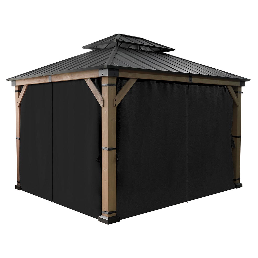 Curtains for CEDAR Gazebo, 10 ft. x 10 ft.