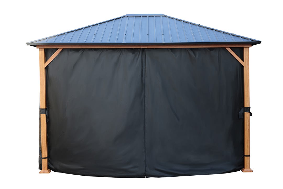 Curtains for PALM BEACH Gazebo, 10 ft. x 12 ft.