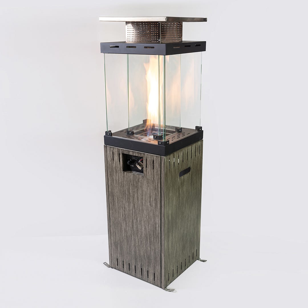 VENICE Patio Heater, 30 000 BTU, Grey