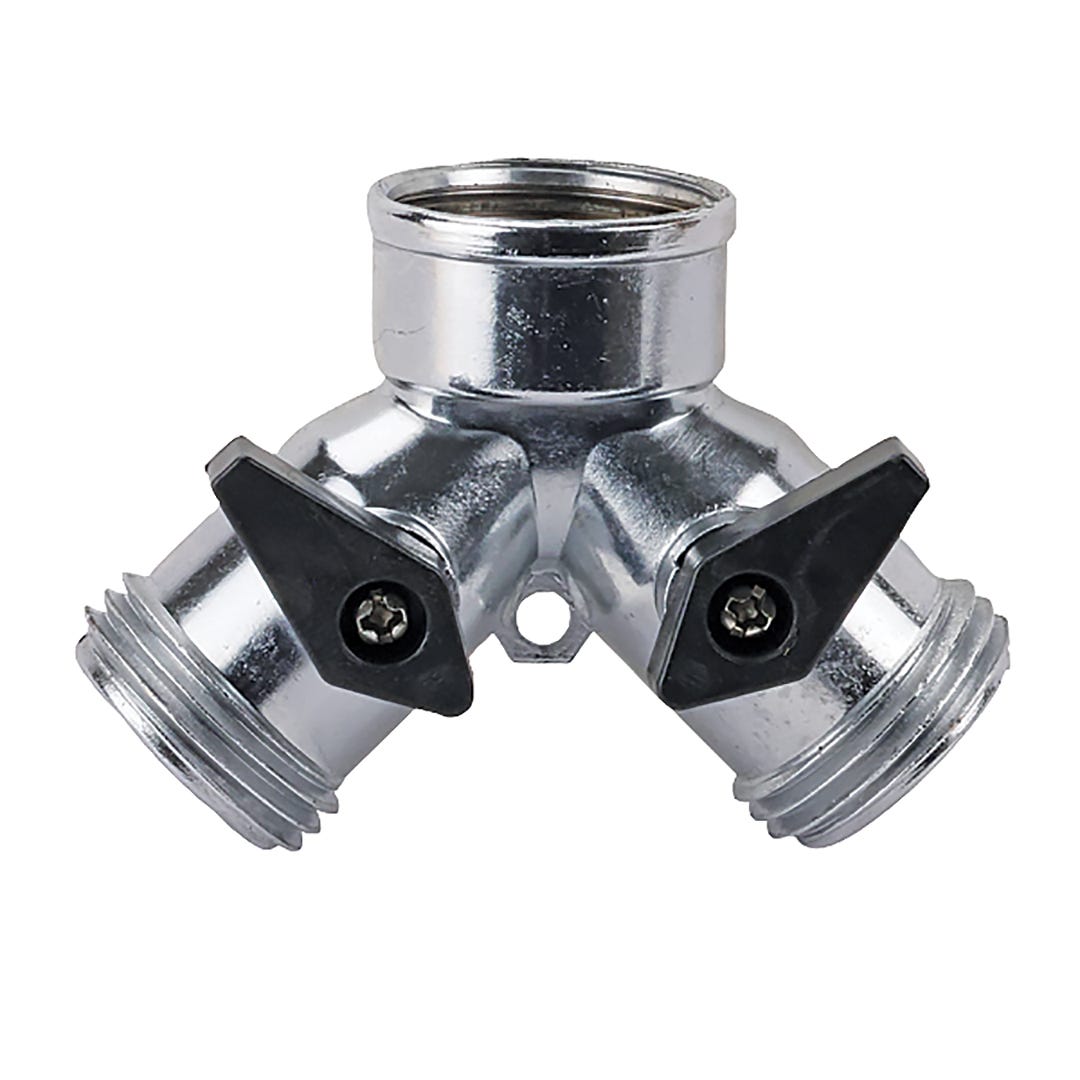 2-Way Metal Hose Connector