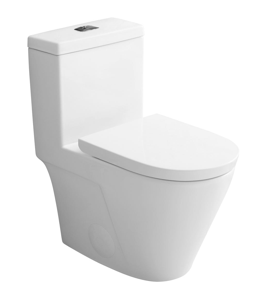 TAUPO Elongated 1-Piece Toilet, 4/6 L, ADA, MAP 1000g
