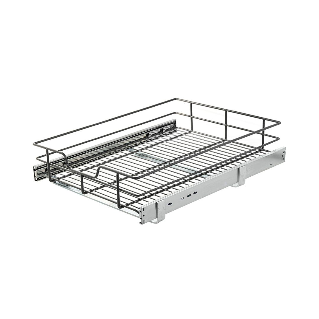 Soft-Closing Sliding Basket, 17-1/4 in., Graphite