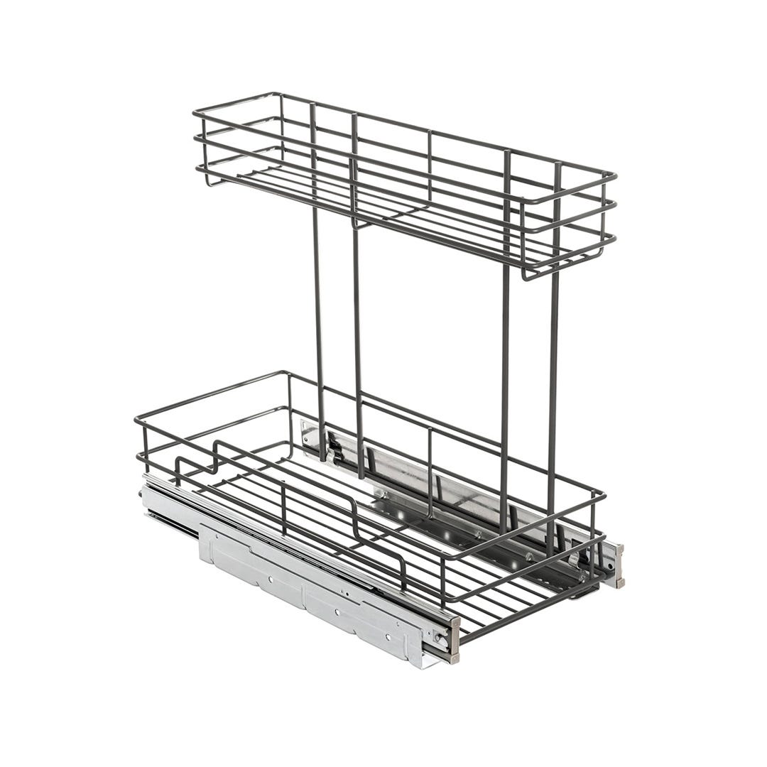 Under-Sink Sliding Basket with Soft-Closing, 9 in., Graphite