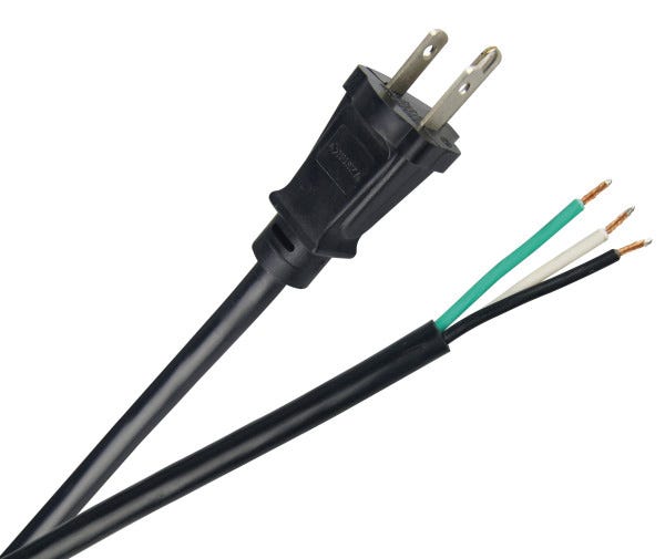 Replacement Power Cord, 14/3, 9 ft.