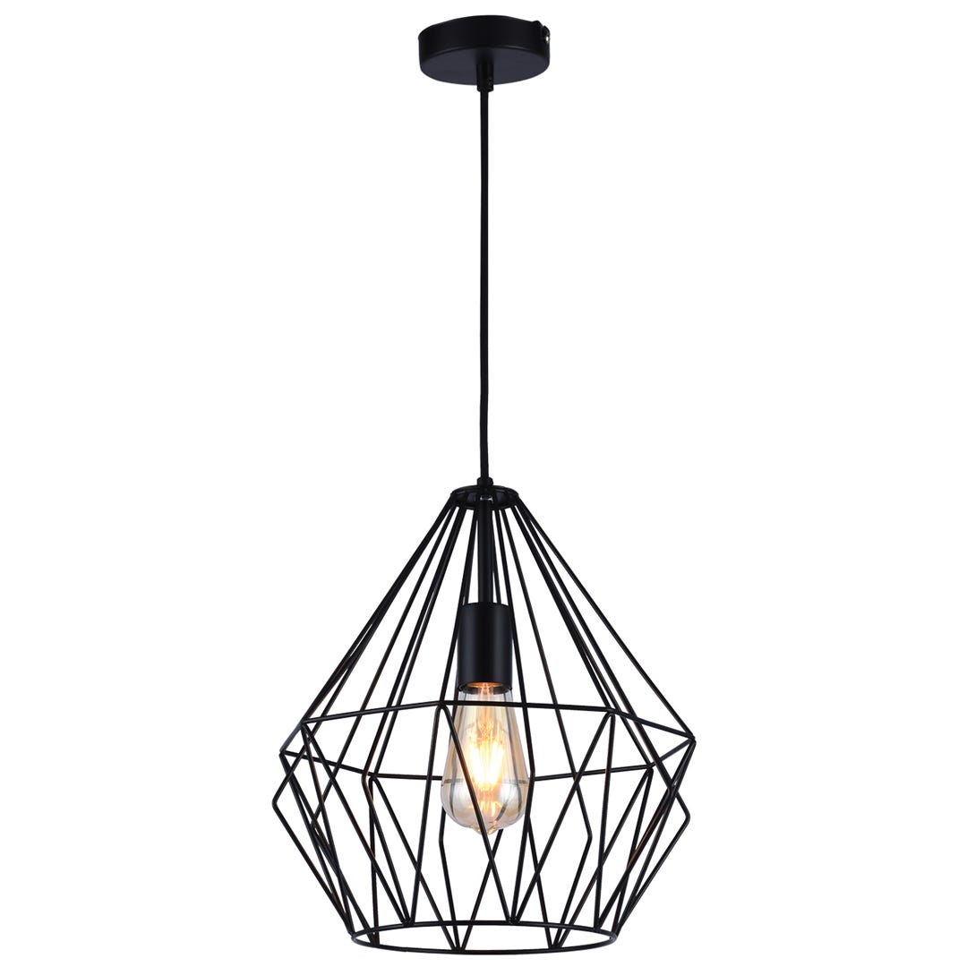 STERLING Pendant Light, 11.81 in., black