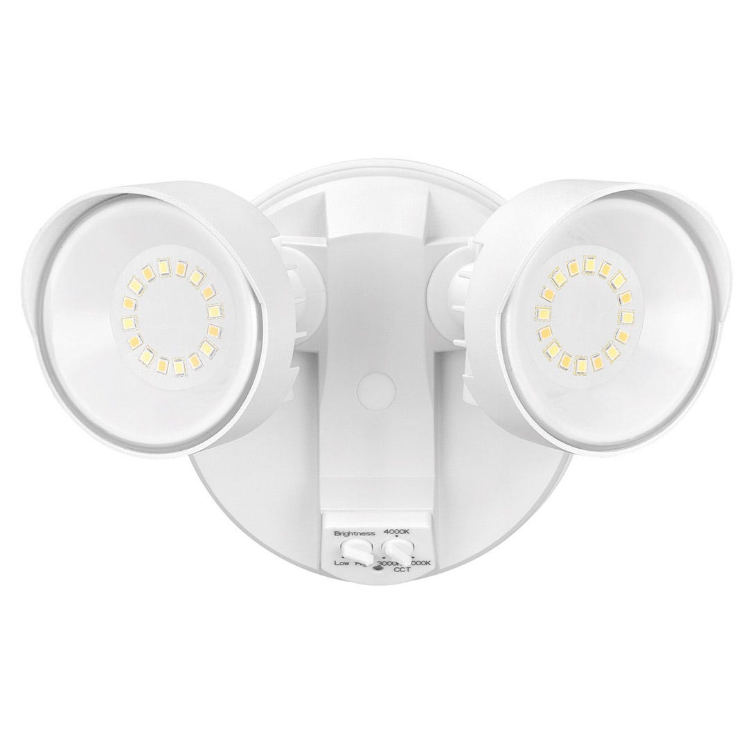 Wired LED Security Light, Dusk to Dawn, White