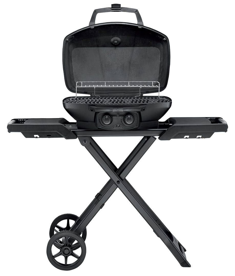 TRAVELQ PRO 285 Propane Grill, 2 Burners, 12,000 BTU