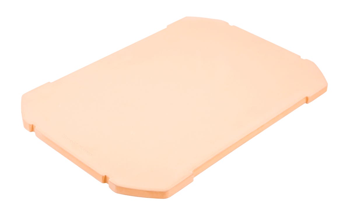 Rectangular Pizza Stone, Brown, 18.9-in. X 14-in. X 1.97-in.