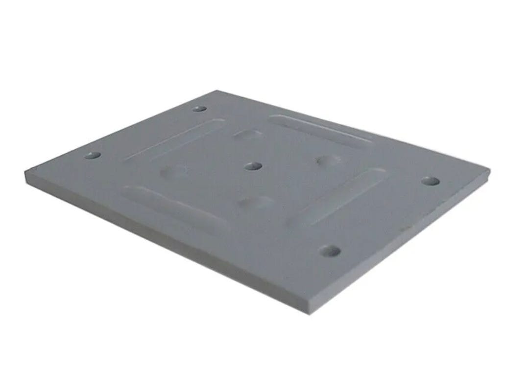 Steel Plate for Adjustable Post, 5/16 in. x 6 in. x 7 in.