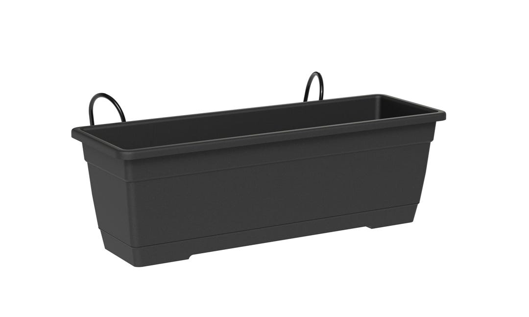 BIRKA Planter Box with Stand, 50 Cm, Ash