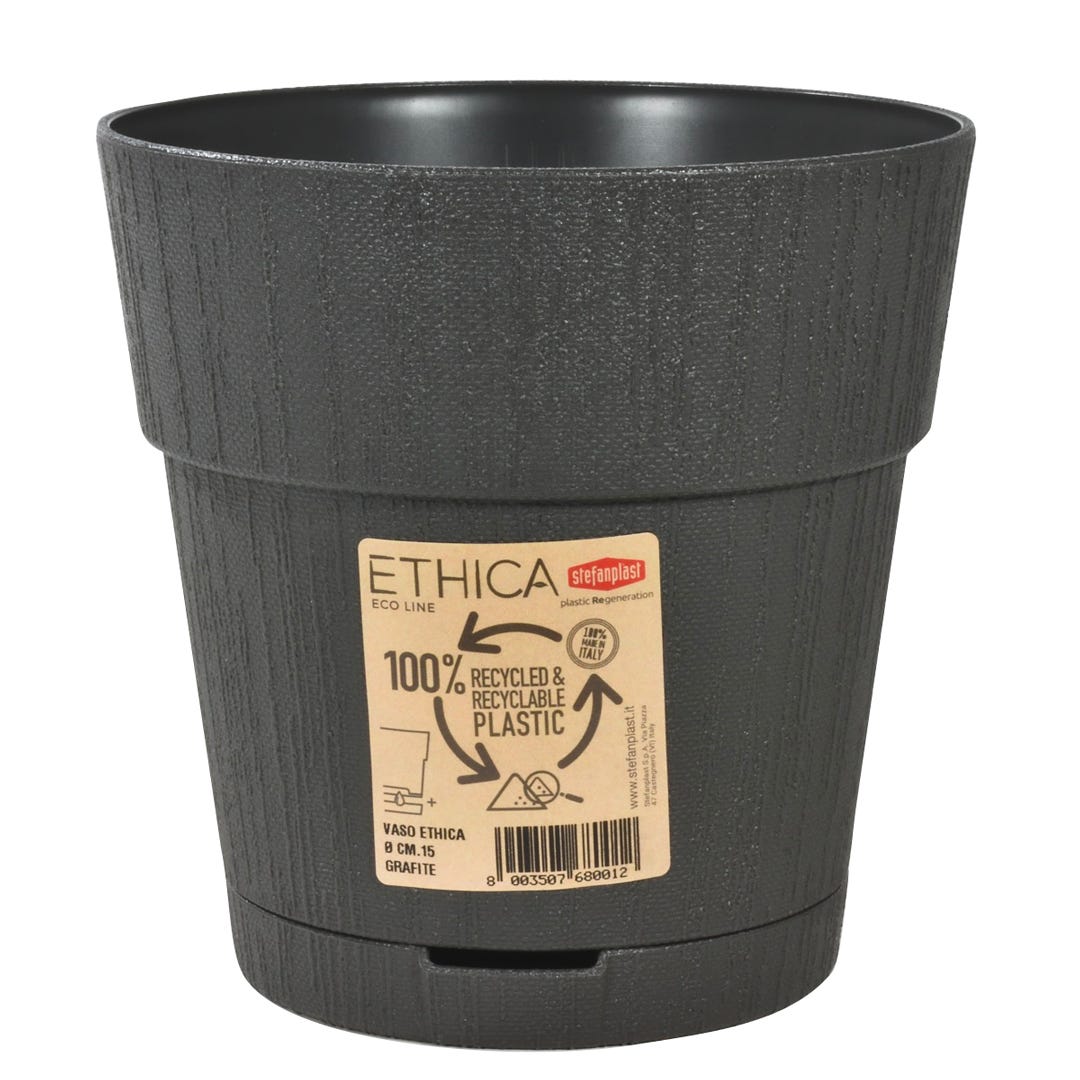 ETHICA Pot, 20 Cm, Graphite