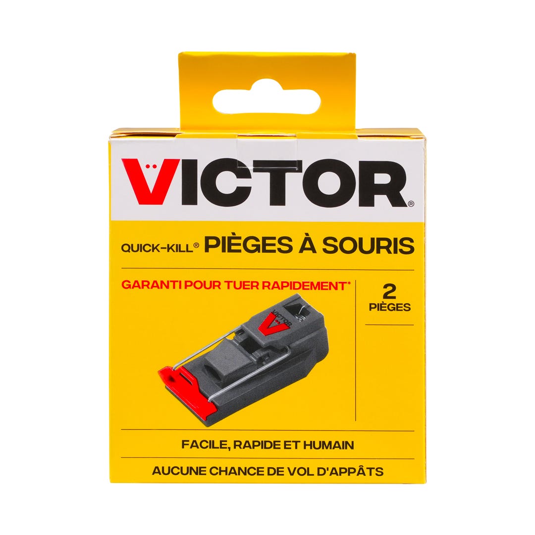 VICTOR Quick Kill Mouse Mouse Trap, 2/Pack