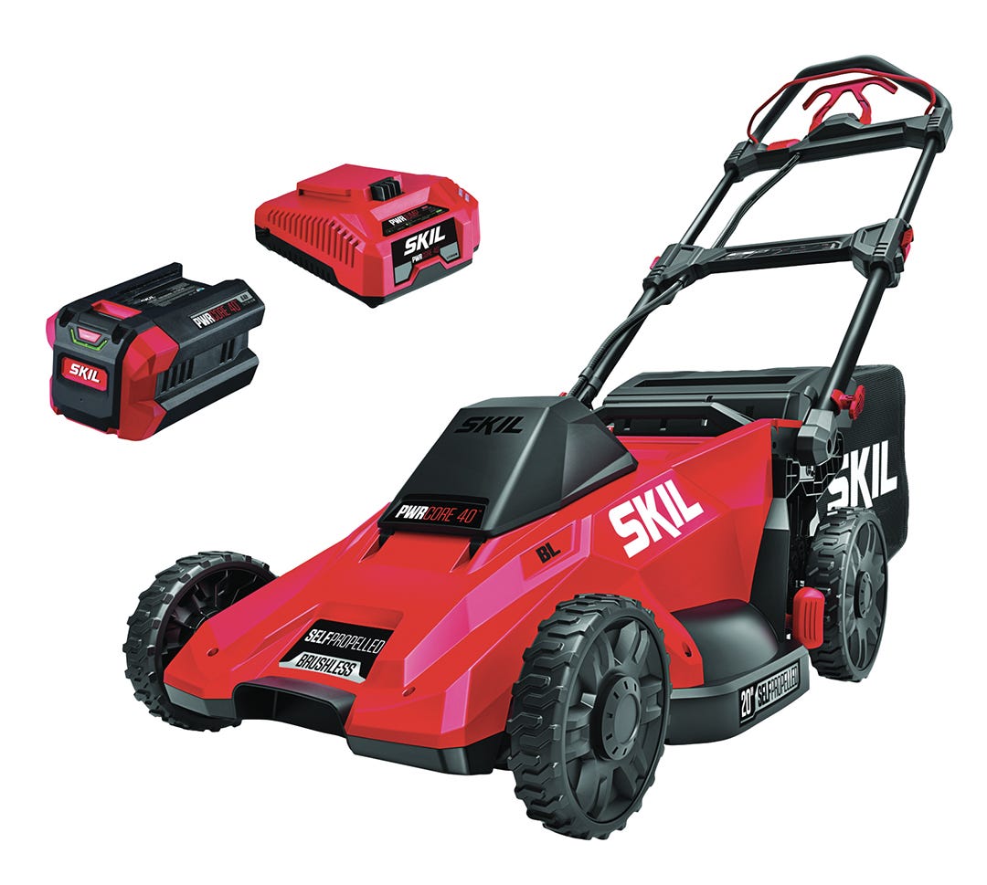 SKIL 40V Self-Propelled Mower, with Battery and Charger, 20 in.