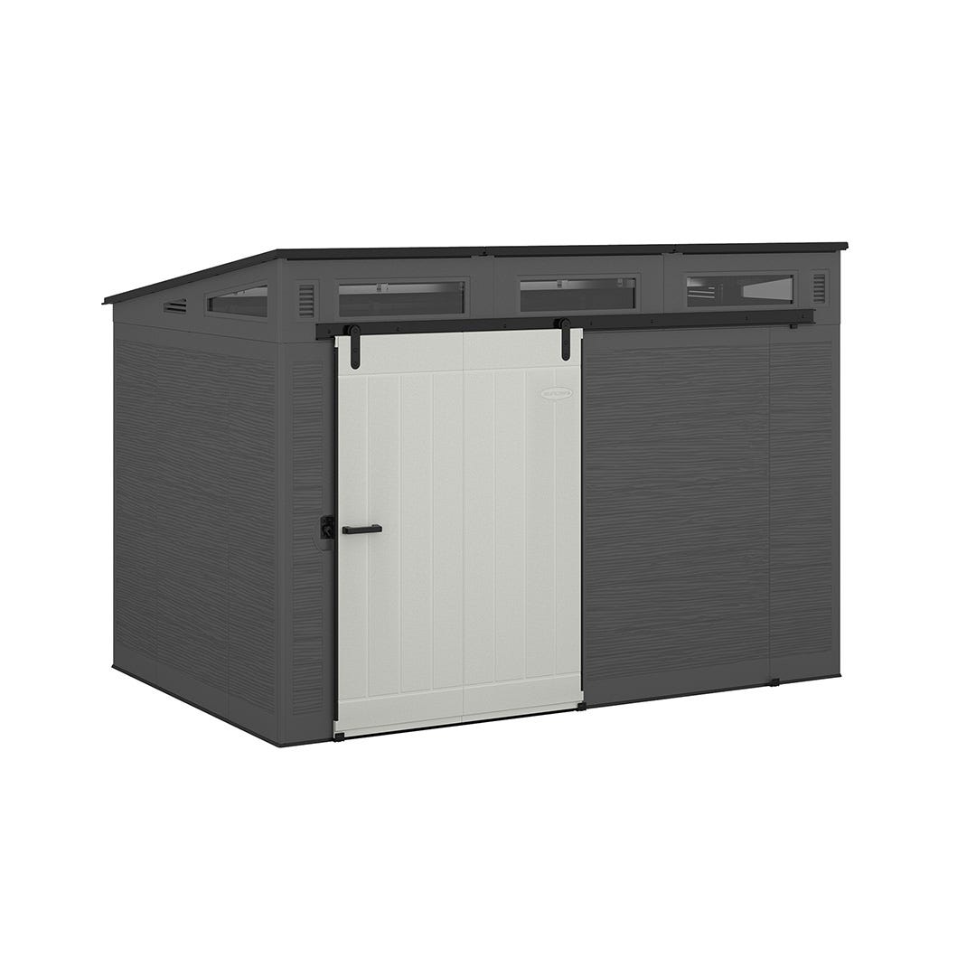 MODERNIST Storage Shed, Peppercorn, 10 ft. X 7 ft.