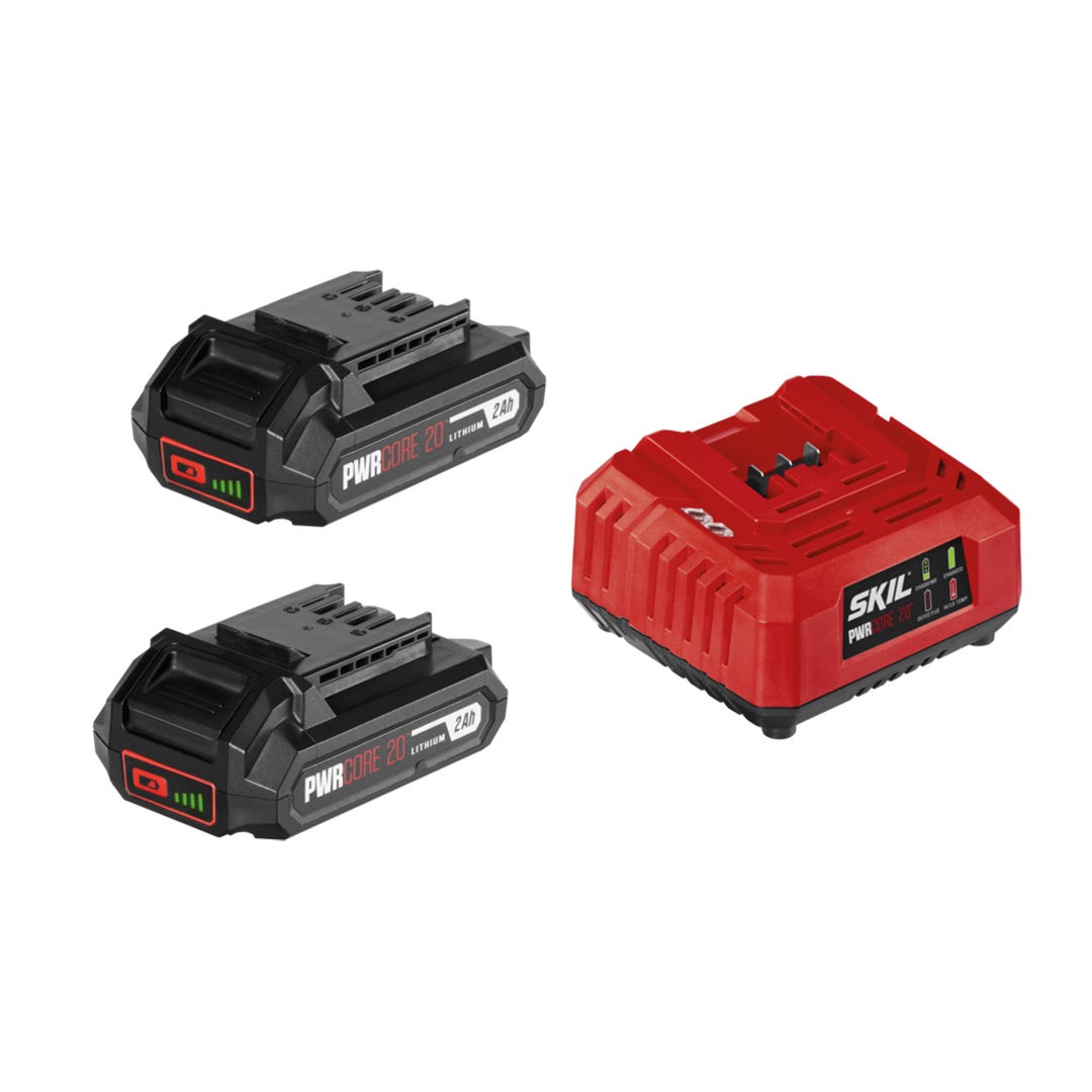 2.0 Ah Battery and Charger PWR CORE 20 Combo Kit