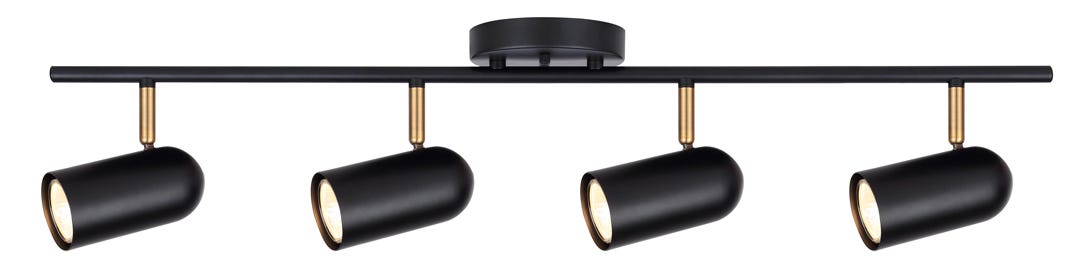 LONIN Rail-mounted luminaire with 4 lights