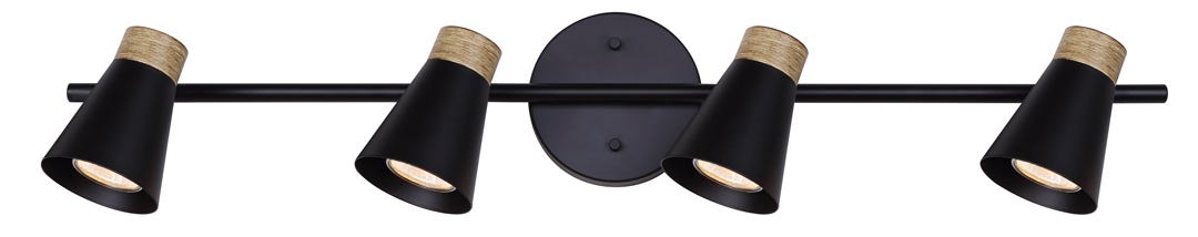 SAIMAA Rail-mounted luminaire with 4 lights
