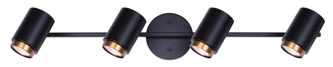 HEMIS Rail-mounted luminaire with 4 lights