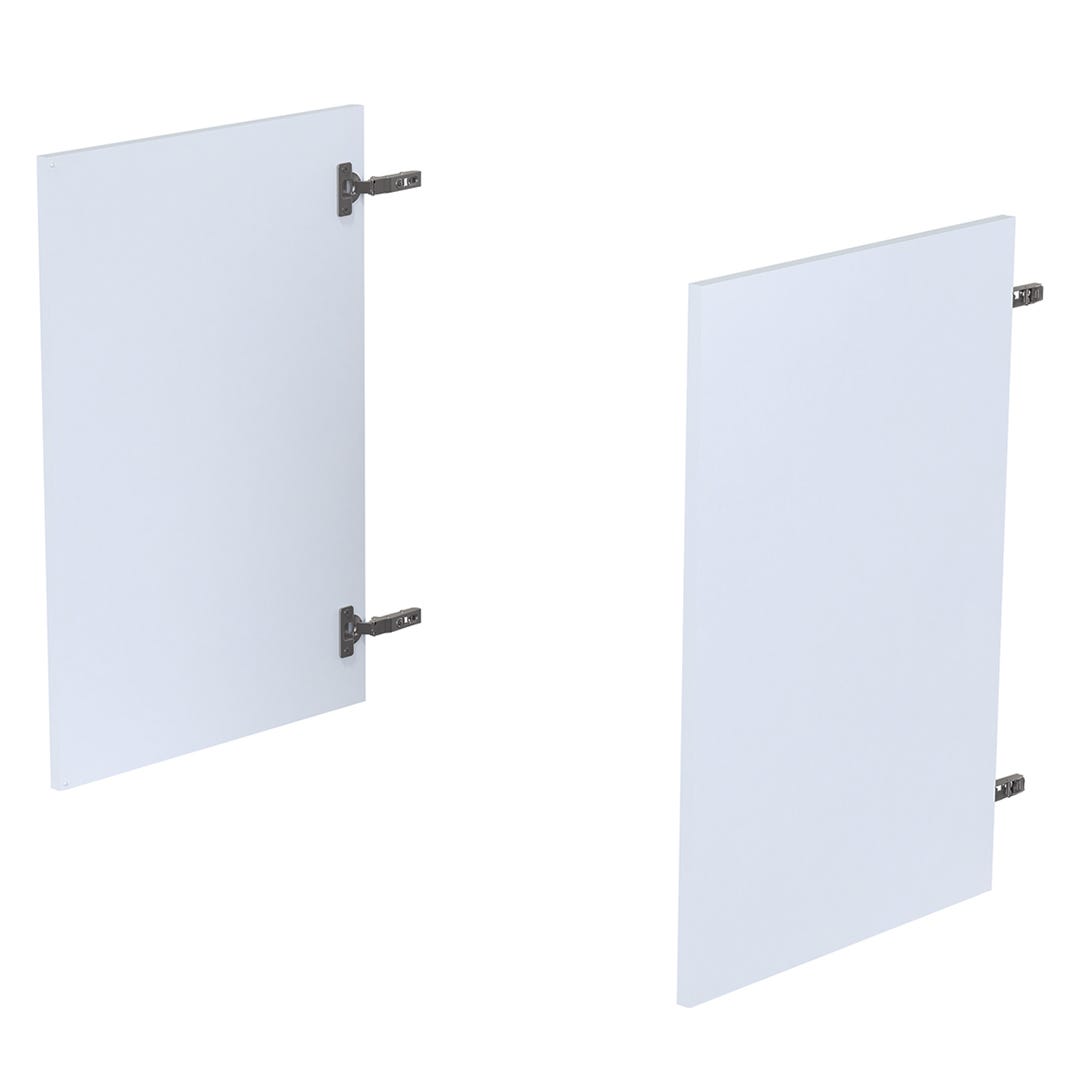 Slab Door Set, PM-V36, White