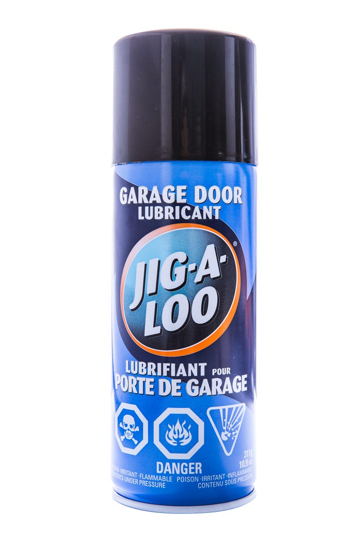 JIG-A-LOO Garage Door Lubricant, 311 g