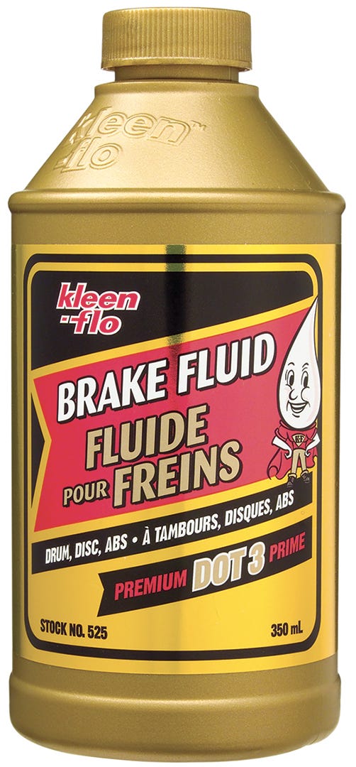 KLEEN-FLO DOT 3 Brake Fluid, 350 ml