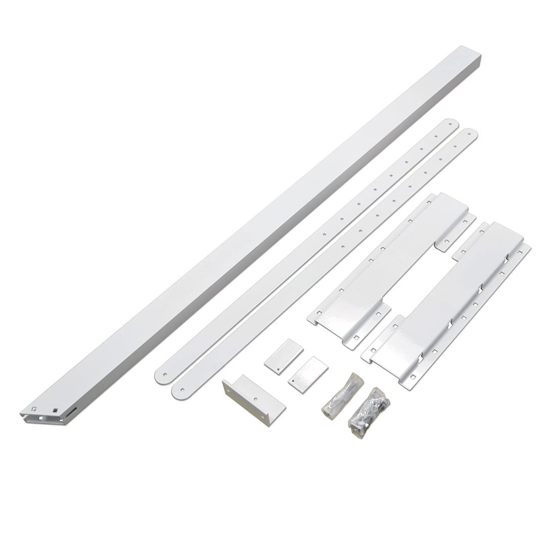 Aluminum Stringer Connector, 54 in., White