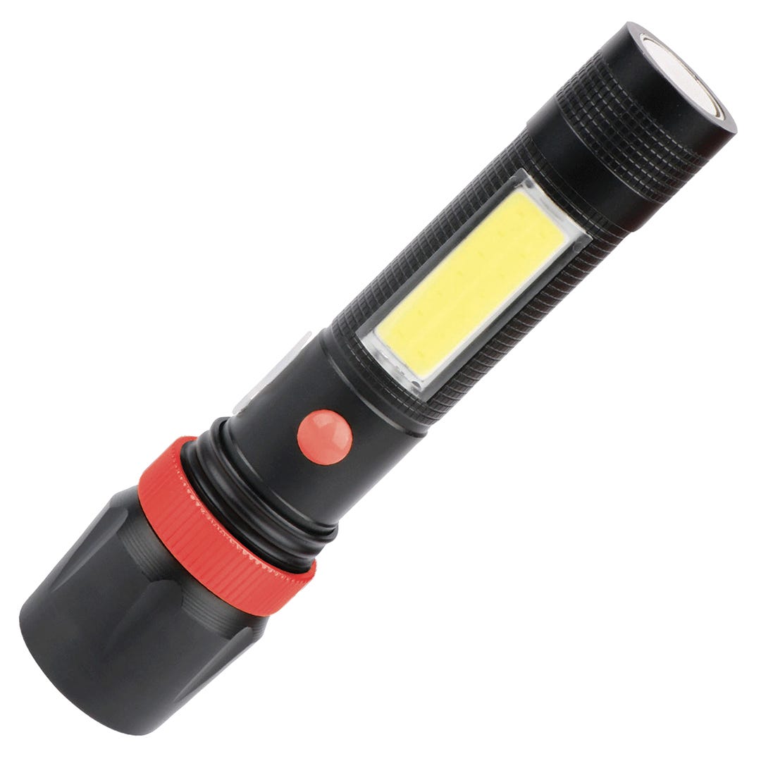COB Flashlight, Mini Rechargeable Lantern, 800 Lumens