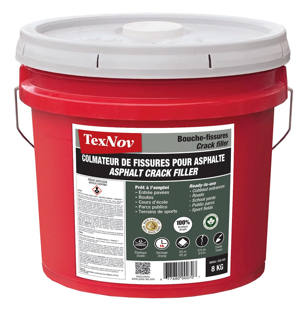 TEXNOV Asphalt Crack Filler, 8 kg