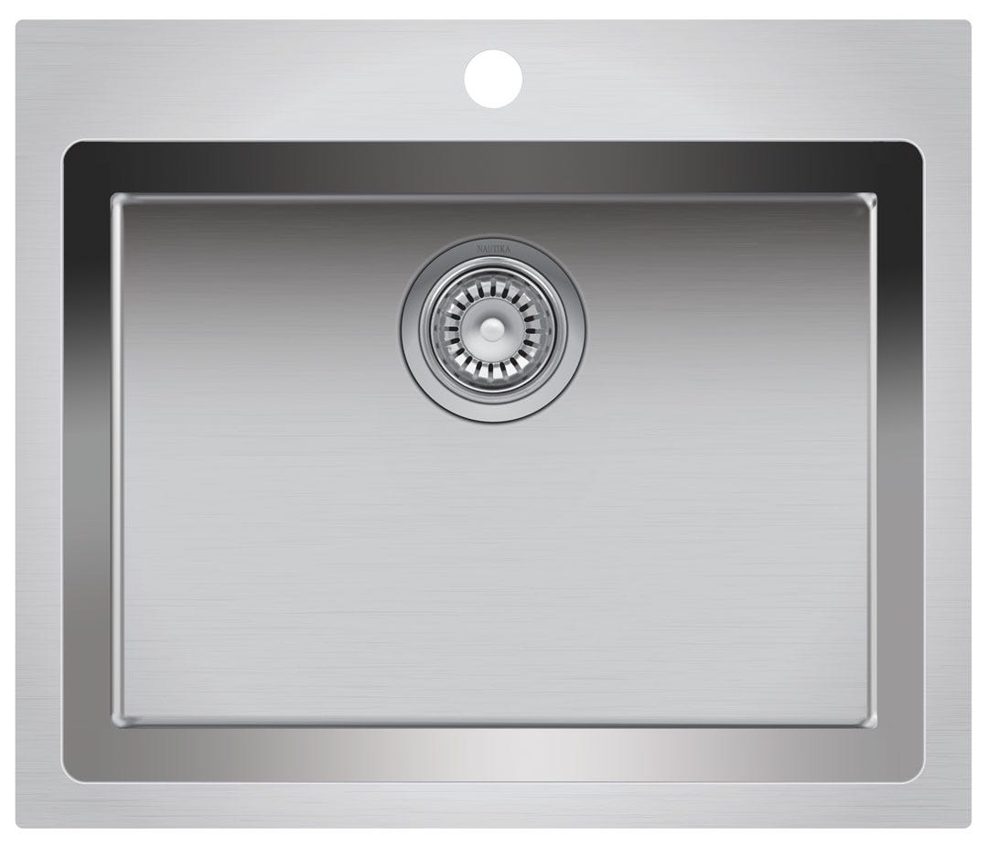 Single Bowl Countertop Sink, 23-1/2 in. x 20-3/4 in. x 9 in.